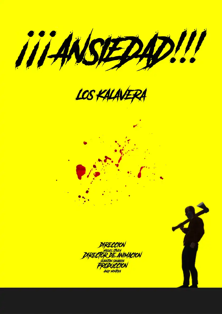 Poster del videoclip animado Ansiedad